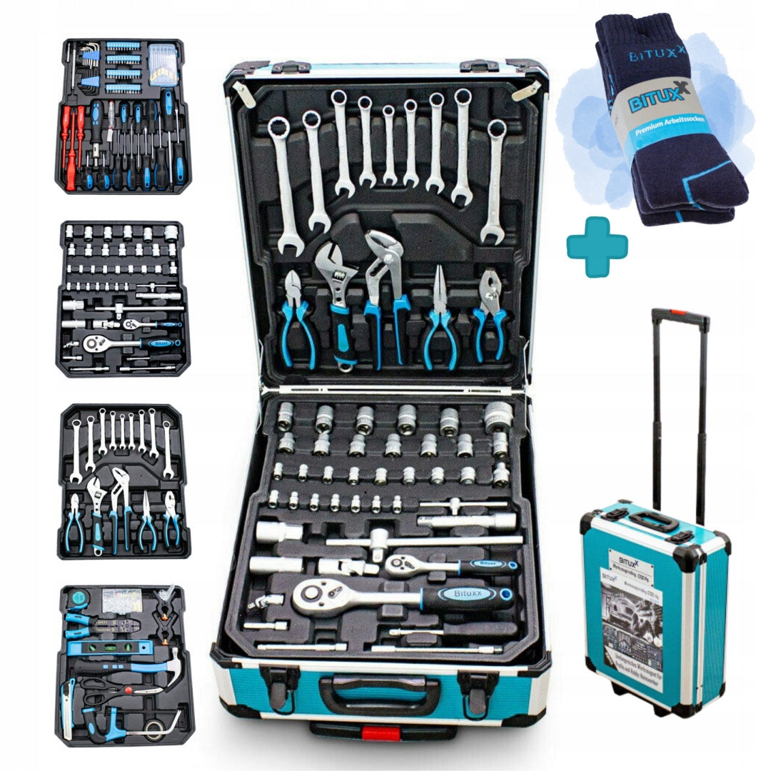 SET OF SOCKET RATTLE WRENCH TOOLS SET 1200EL IDEAL GIFT