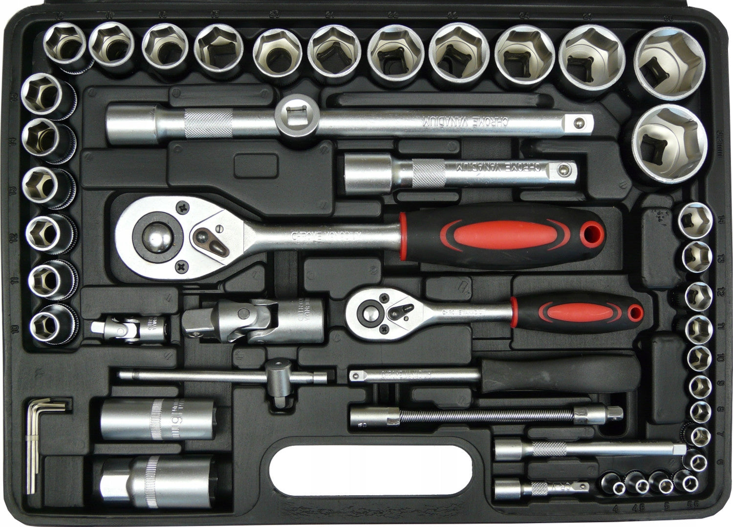 SET OF SOCKET WRENCHES TORX SOCKET WRENCHES 108 PIECES CAP SUITCASE 108 Brand Best
