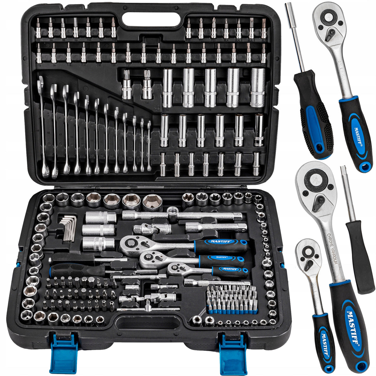 SET OF SOCKET WRENCHES TORX SOCKETS FLAT EYELET 216EL