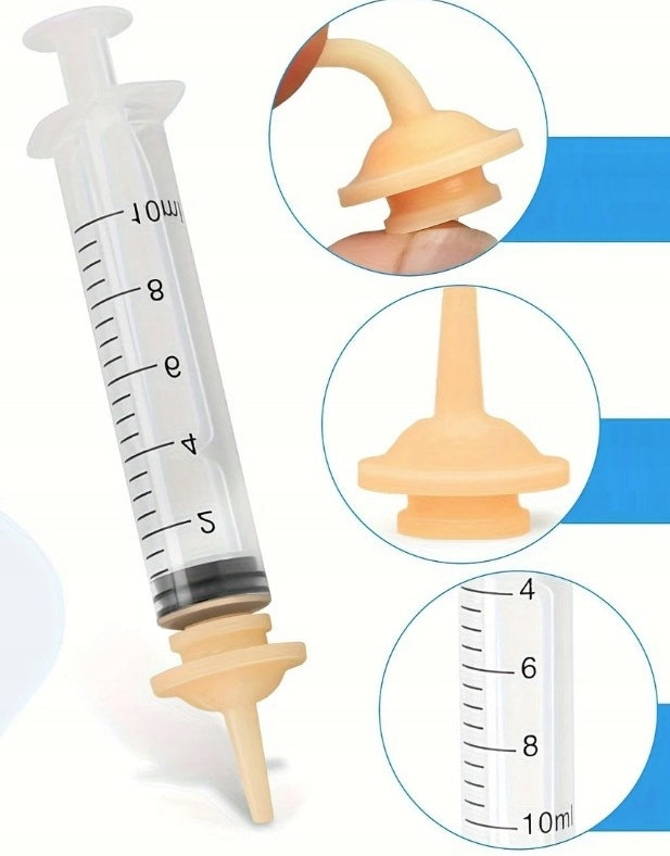 SET OF SYRINGES FOR FEEDING KITTENS ANIMALS SYRINGES WITH PACIFIERS Brand no brand
