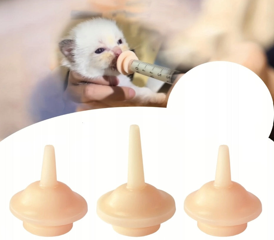 SET OF SYRINGES FOR FEEDING KITTENS ANIMALS SYRINGES WITH PACIFIERS Manufacturer code ZS224