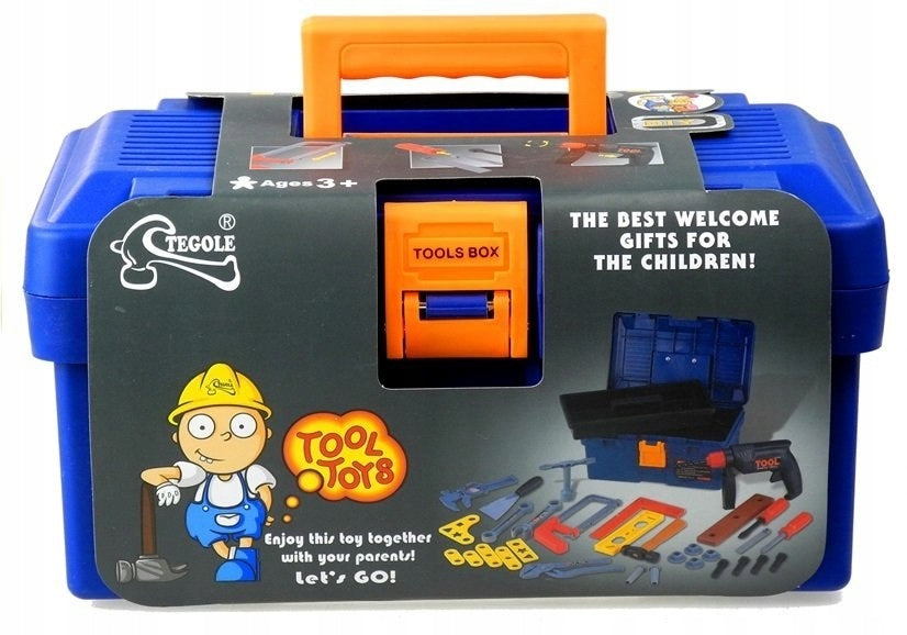 SET OF TOOLS FOR CHILDREN DIY BOX SCREWDRIVER KEYS 31 EL. Brand LEAN Toys