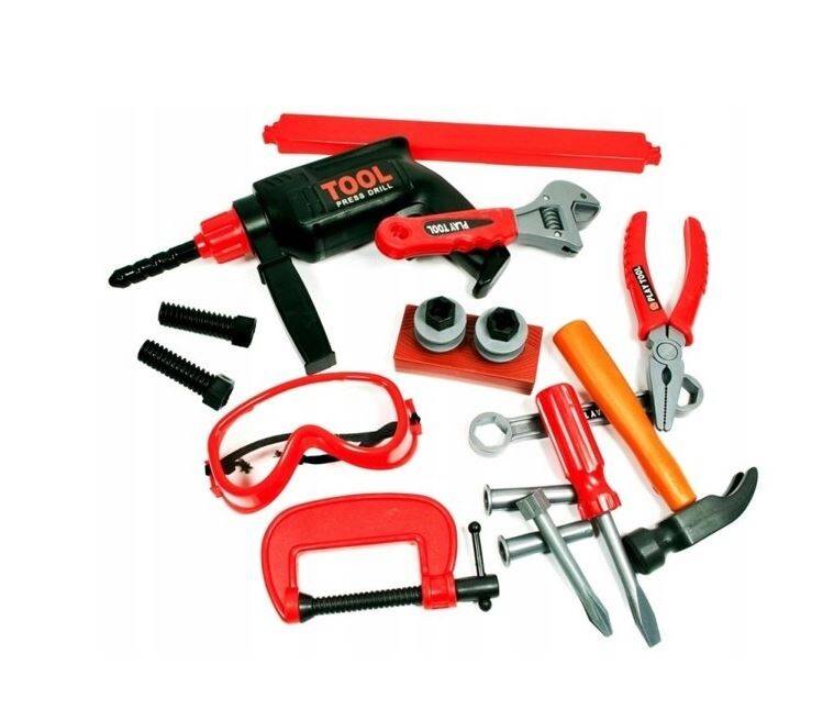 SET OF TOOLS FOR CHILDREN DRILL SCREWDRIVER Manufacturer code LT43