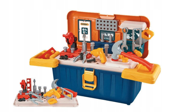 SET OF TOOLS FOR CHILDREN HAMMER TOOL BOX SMALL DIYER