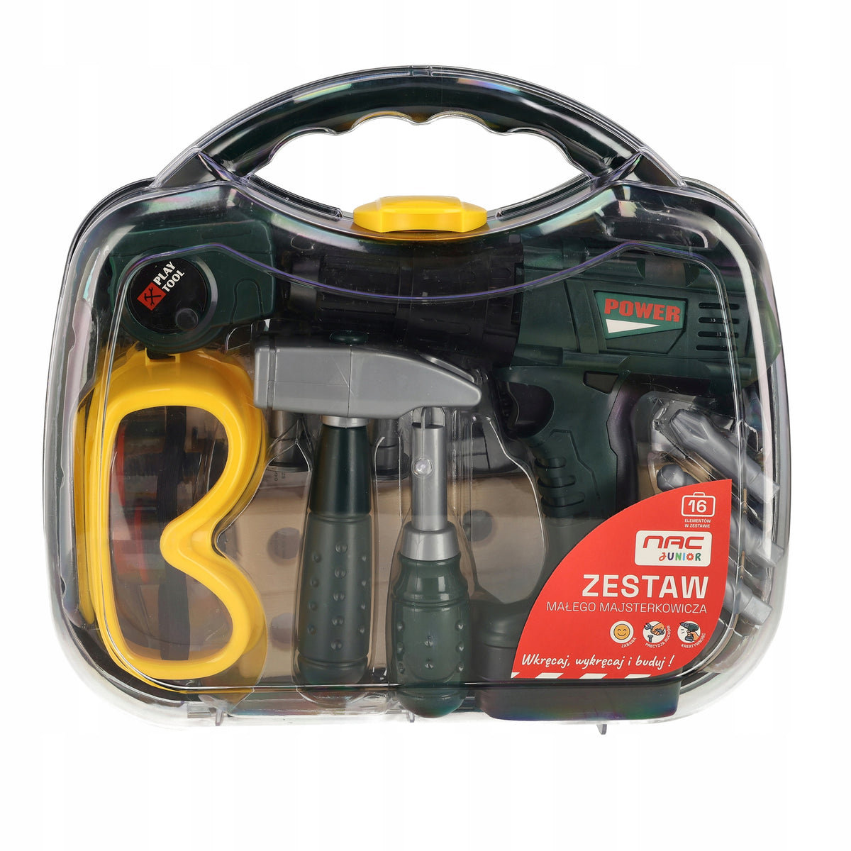 SET OF TOOLS FOR CHILDREN SUITCASE SMALL DIYER 16 EL. NAC JUNIOR Manufacturer code ZB-DIY-TS-0001