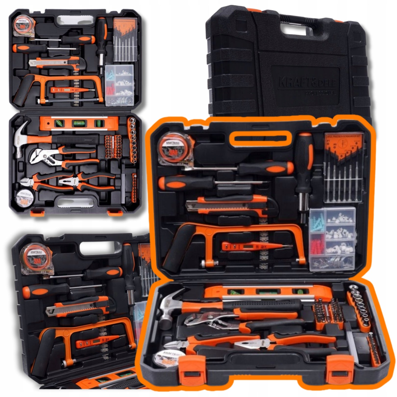 SET OF TOOLS SET OF KEYS BITS CAPS TOOL CASE 180 EL