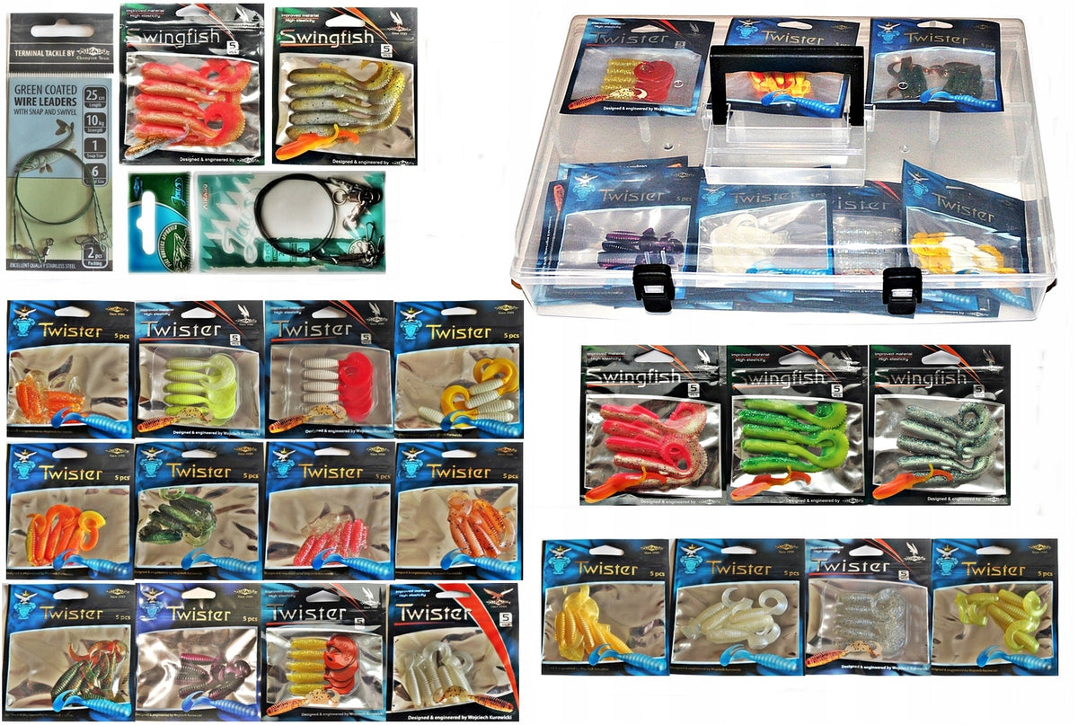 SET OF TWISTERS - MIKADO 5 + BOX 40cm. x 28cm. + FREEBIE.