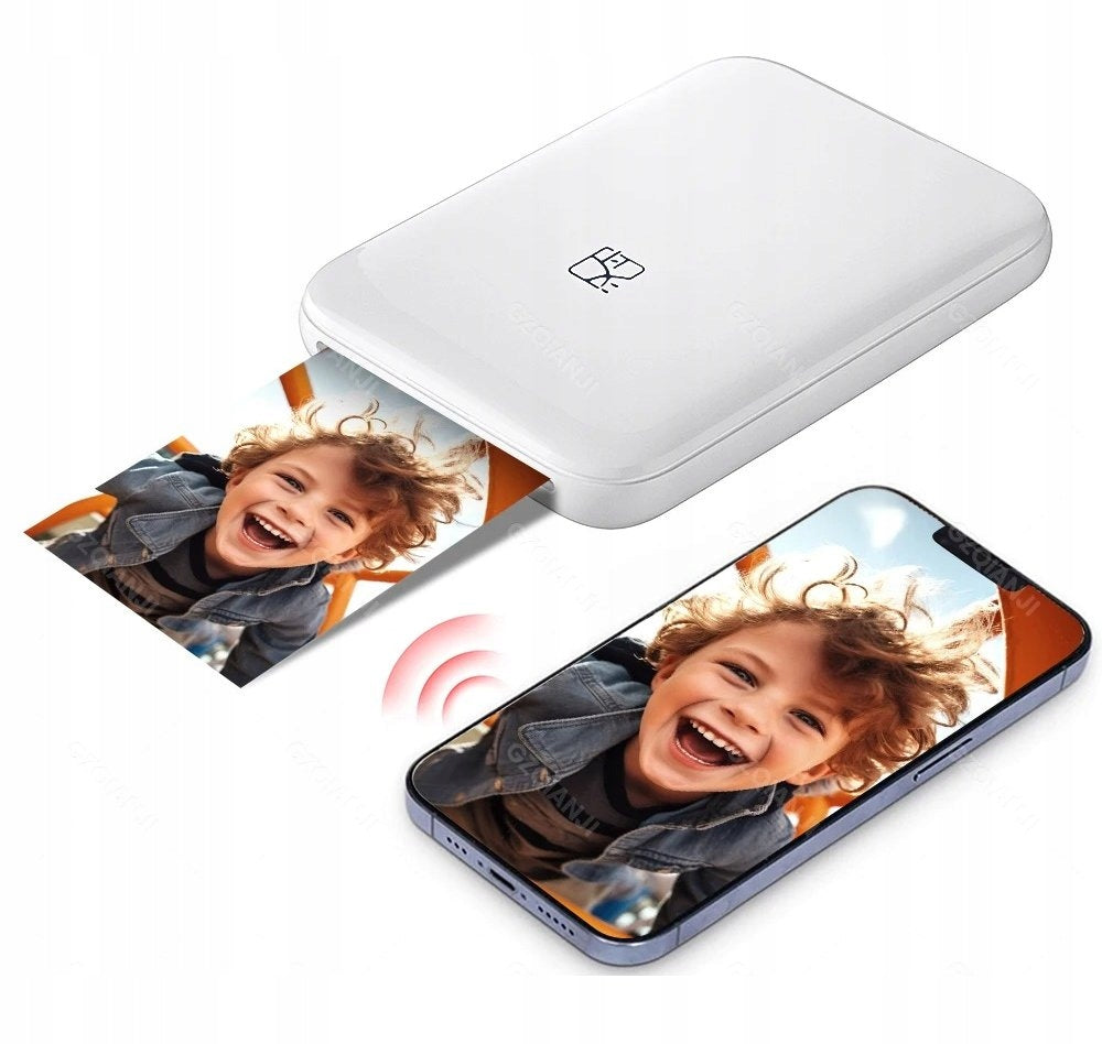 SET PORTABLE COLOR LASER PRINTER MOBILE FOR PHOTOS BT PAPER