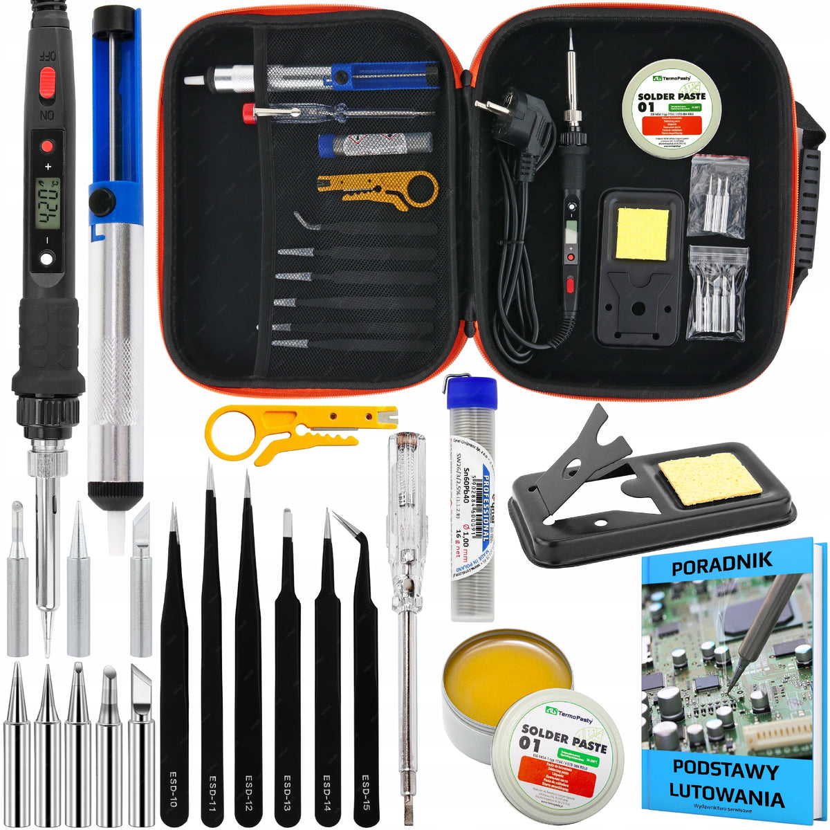 SET PRECISION SOLDERING IRON S801A 80W ORGANIZER GUIDE 23 EL. NEW MODEL
