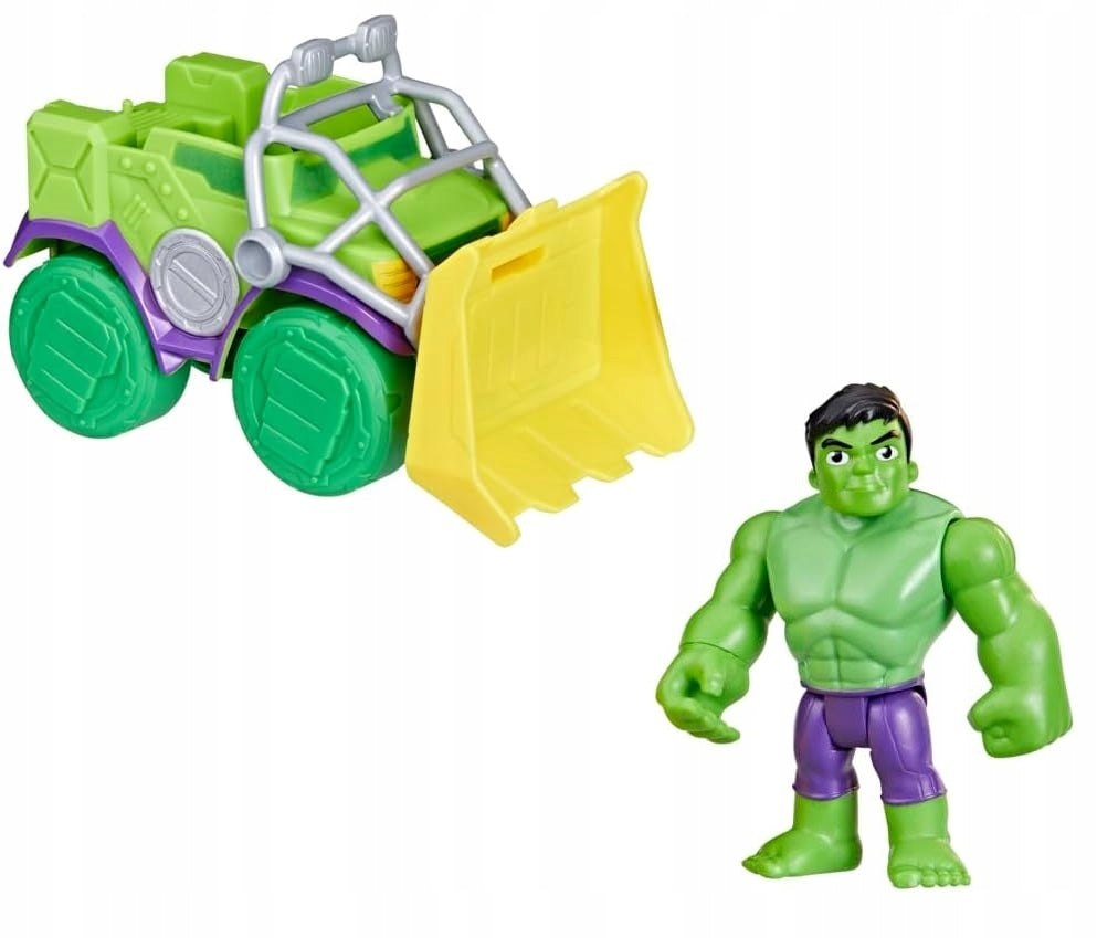 SET: SPIDEY and Super Buddy Figurine HULK + Auto SMASH TRUCK Hasbro F7457 Manufacturer code F7457