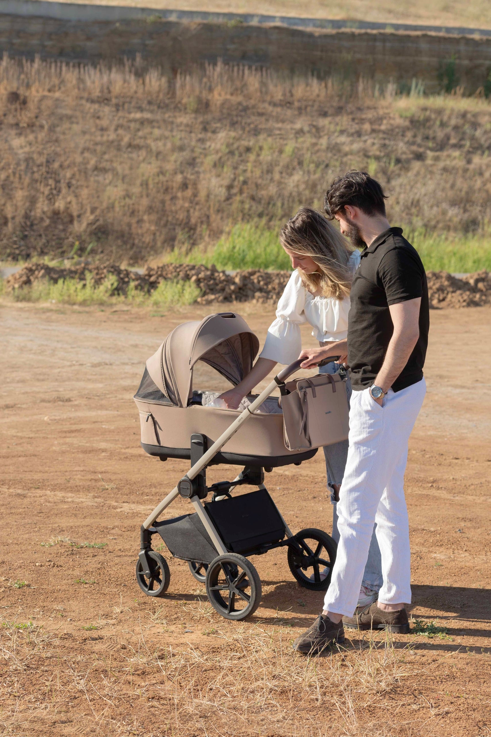 SET STROLLER GONDOLA STROLLER CARRELLO LARGE WHEELS 0-22 KG BAG Manufacturer code CRL-6527