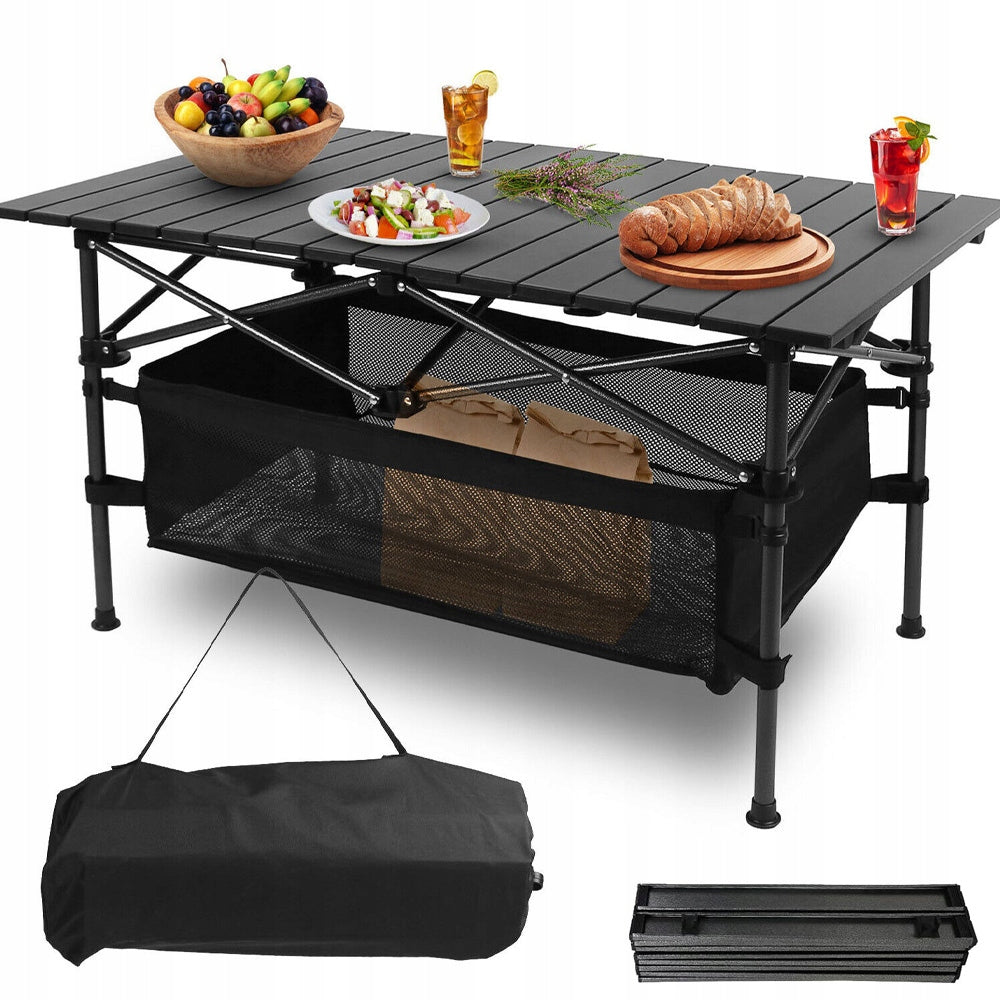 SET TABLE 96CM OUTDOOR TOURIST FOLDING CAMPING WITH BAG