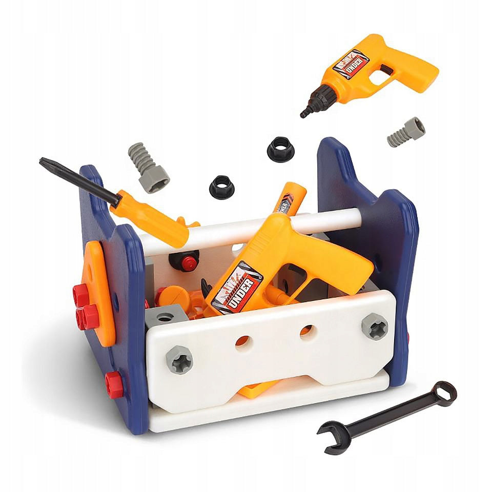 SET TOOL BOX FOR CHILDREN WORKSHOP 2IN1 TABLE SCREWDRIVER Packaging status original