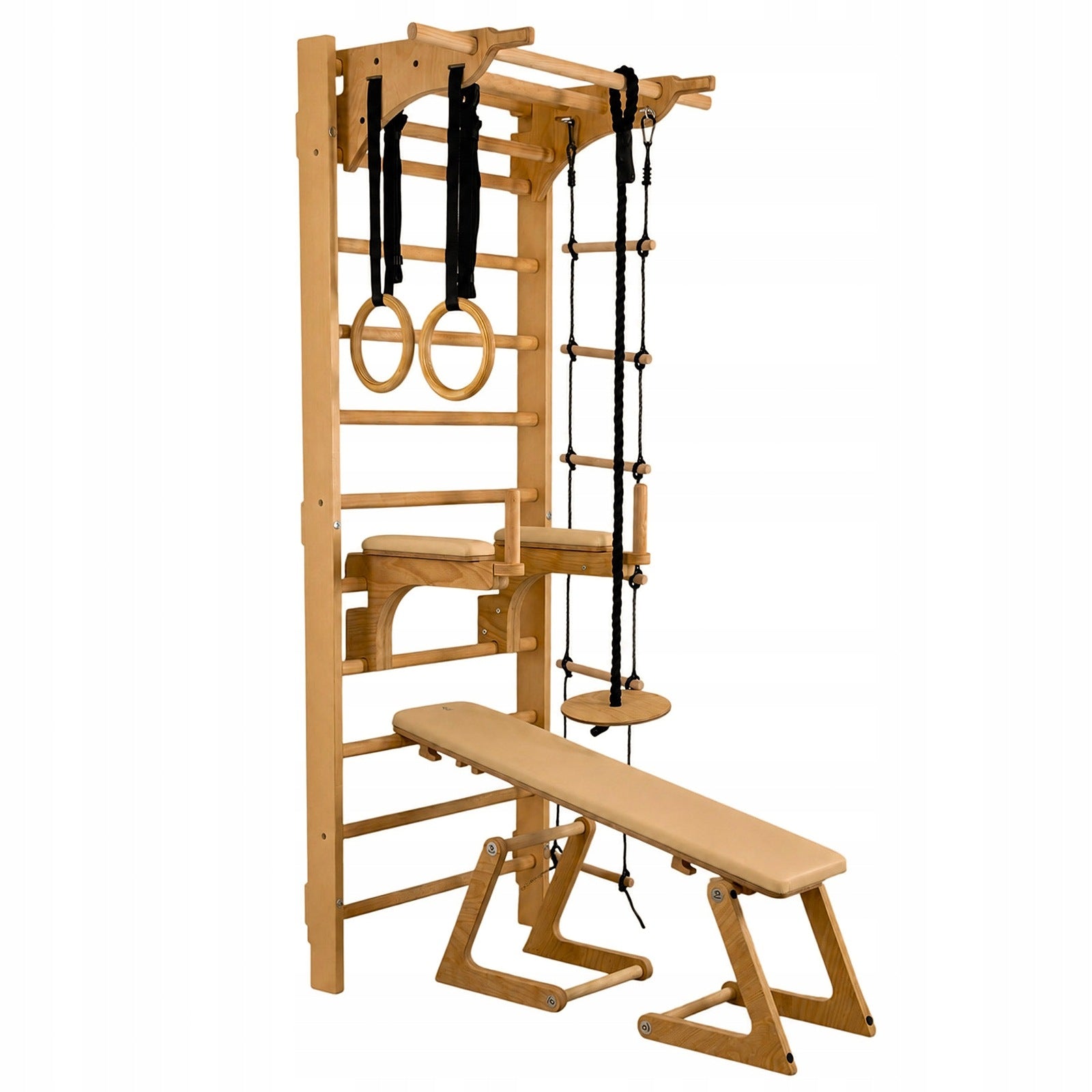 SET gymnastic ladder PREMIUM ONMAX BALANCE MAX + LUXO STATION Beige
