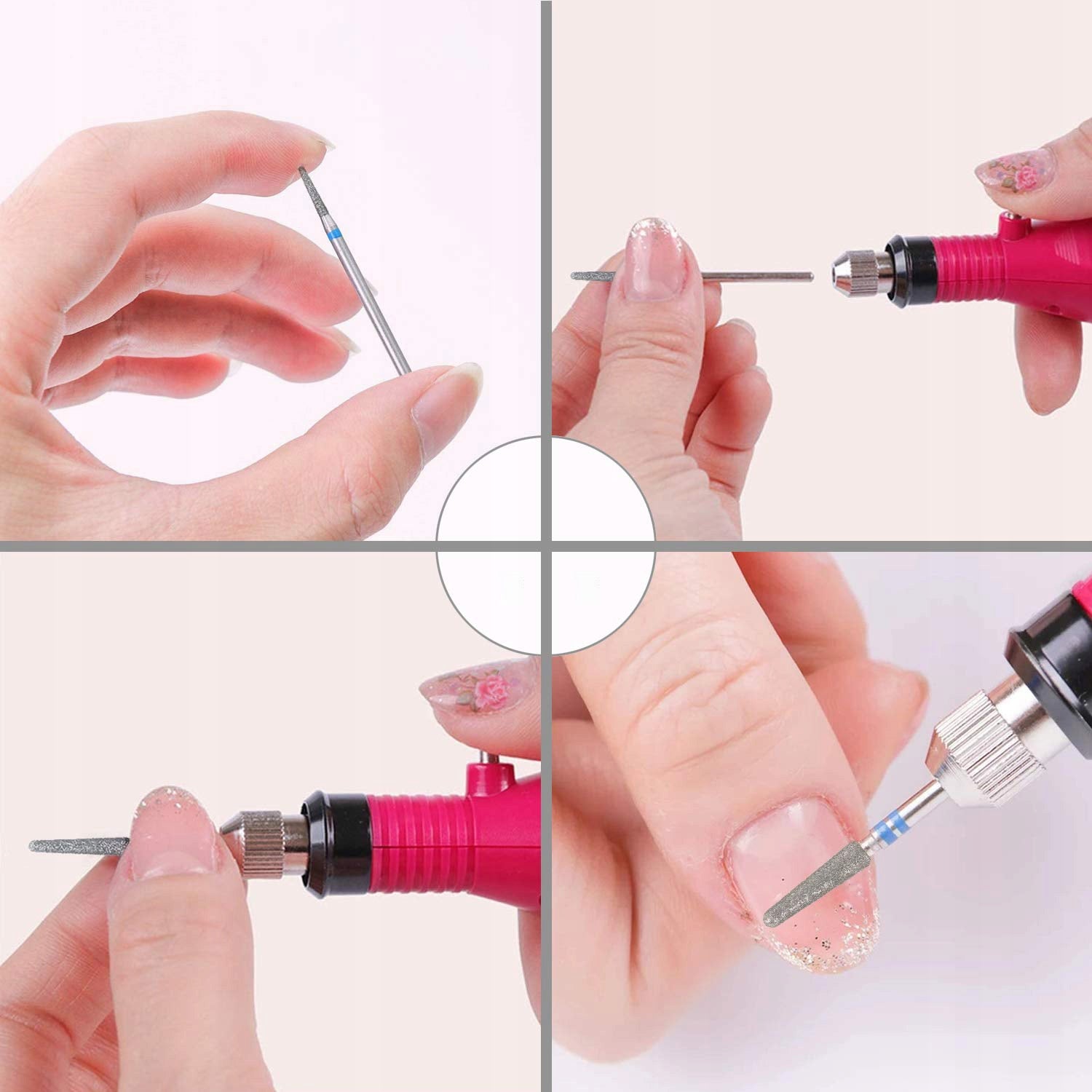 SET of burs FOR CUTICLES Diamond nail diamonds Brand no brand