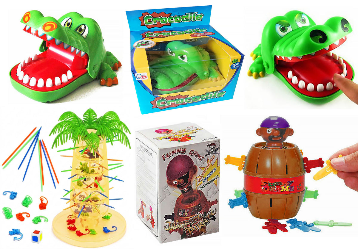 SET pirate +monkeys +crocodile at the dentist frog arcade family game Manufacturer code DM-6513