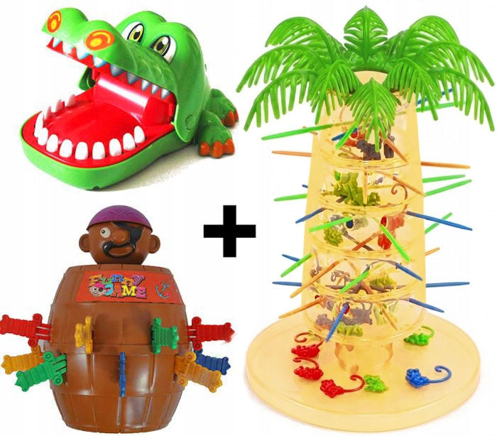 SET pirate +monkeys +crocodile at the dentist frog arcade family game