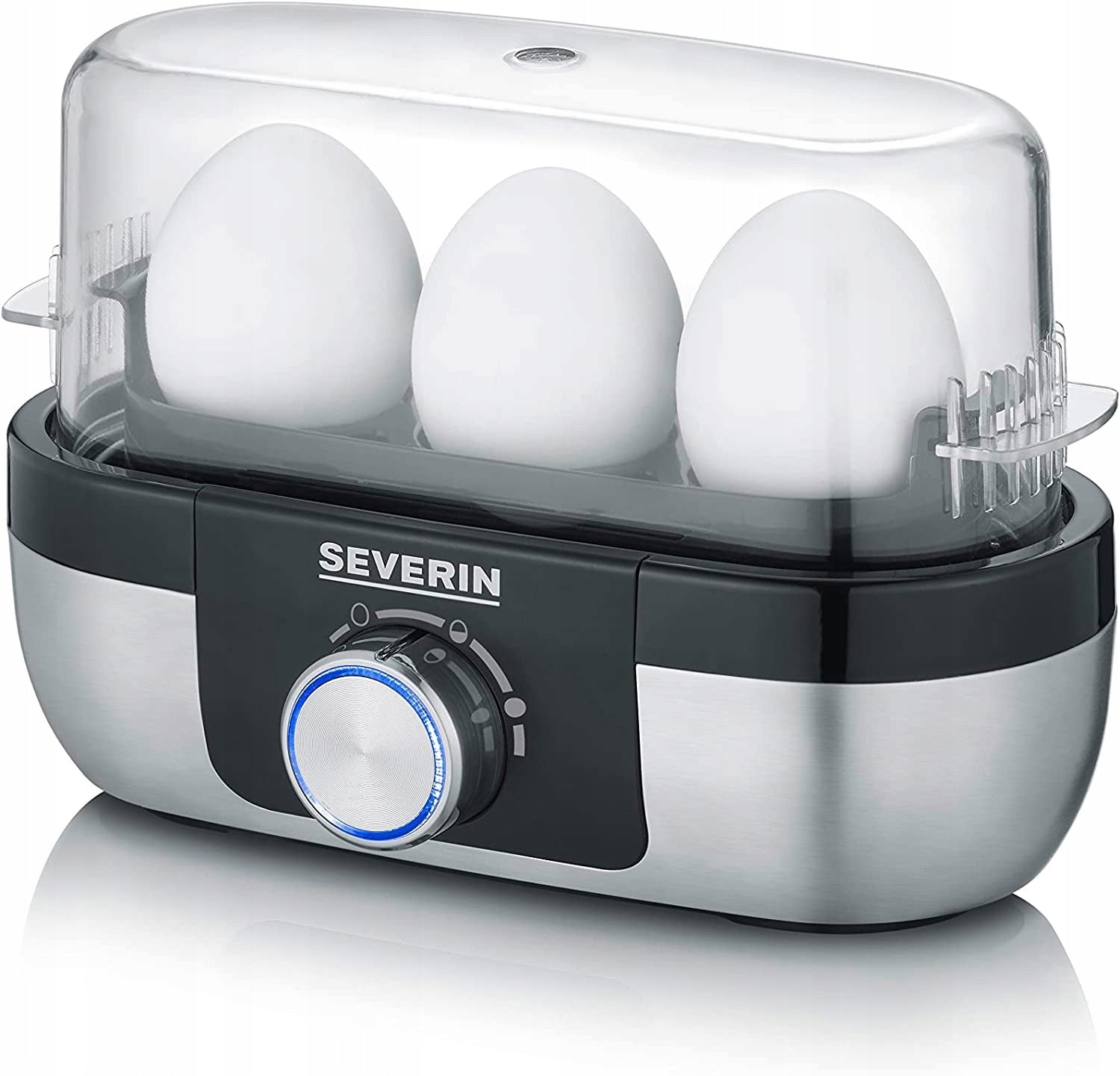 SEVERIN EK3163 electric egg cooker for 3 eggs, egg cooker