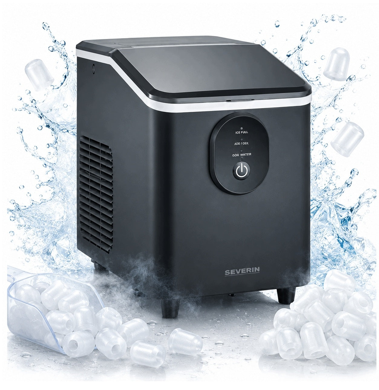 SEVERIN EZ 7415 ice maker 1,2L 120W 8 cubes in 8 min black