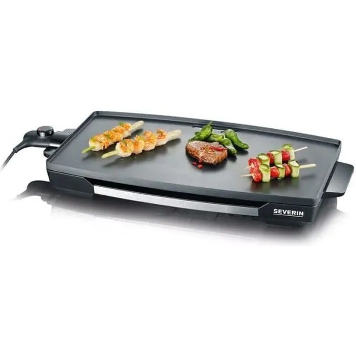 SEVERIN KG 2397 electric grill Teppanyaki 2200W black large plate Packaging status original