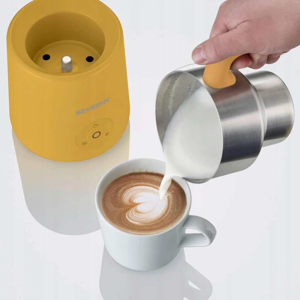 SEVERIN SM 3597 induction milk frother 400 ml 500W Spuma Lite yellow Manufacturer code SM 3597