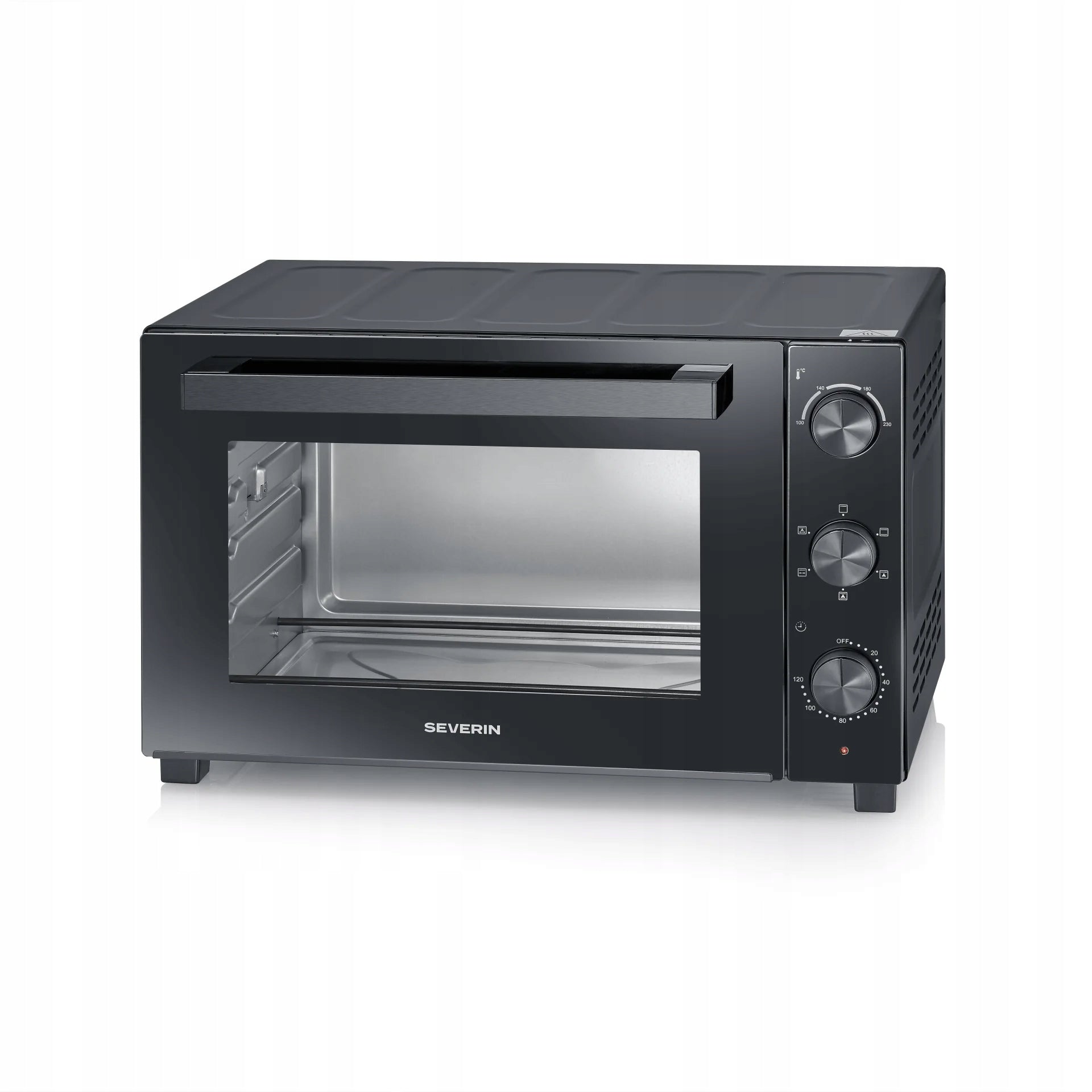 SEVERIN TO2076 Mini oven 46L 1800W thermocouple grill XXL black Packaging status original
