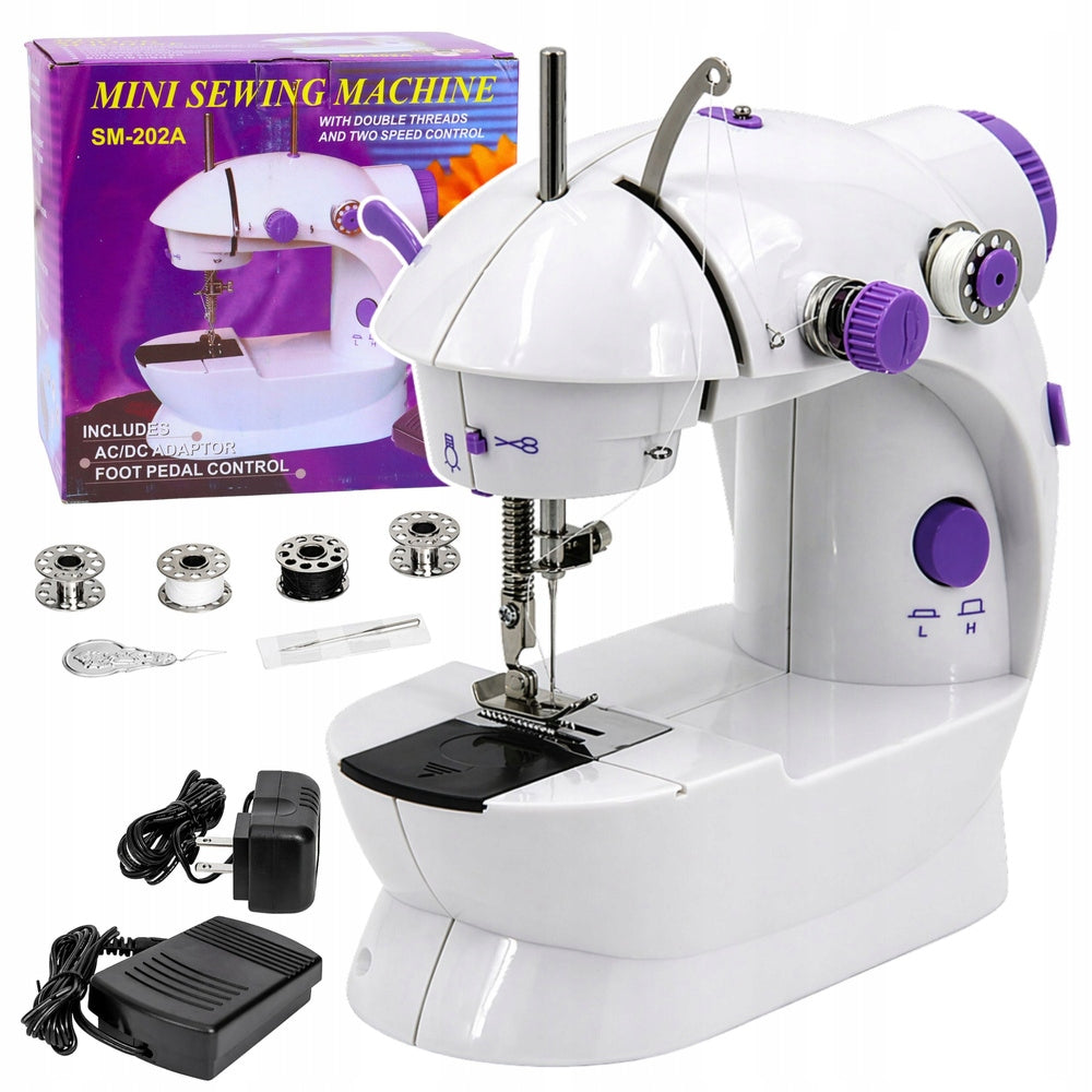 SEWING MACHINE FOR CHILDREN FOOT PEDAL LIGHT LED ADJUSTMENT