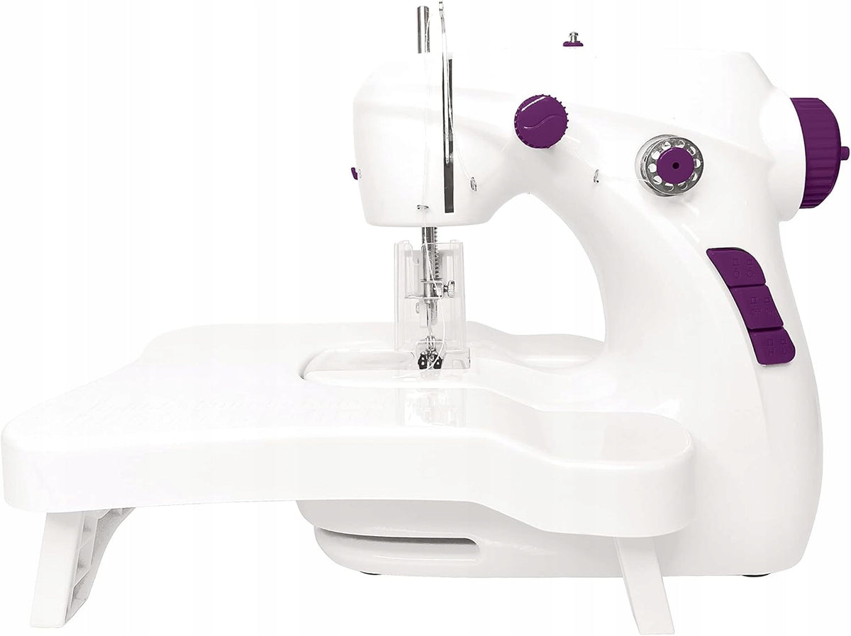 SEWING MACHINE FOR CHILDREN PORTABLE MINI SET AKCESORIA ILLUMINATED