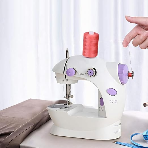 SEWING MACHINE FOR CHILDREN PORTABLE MINI SET AKCESORIA LEARNING TO SEW Brand no brand