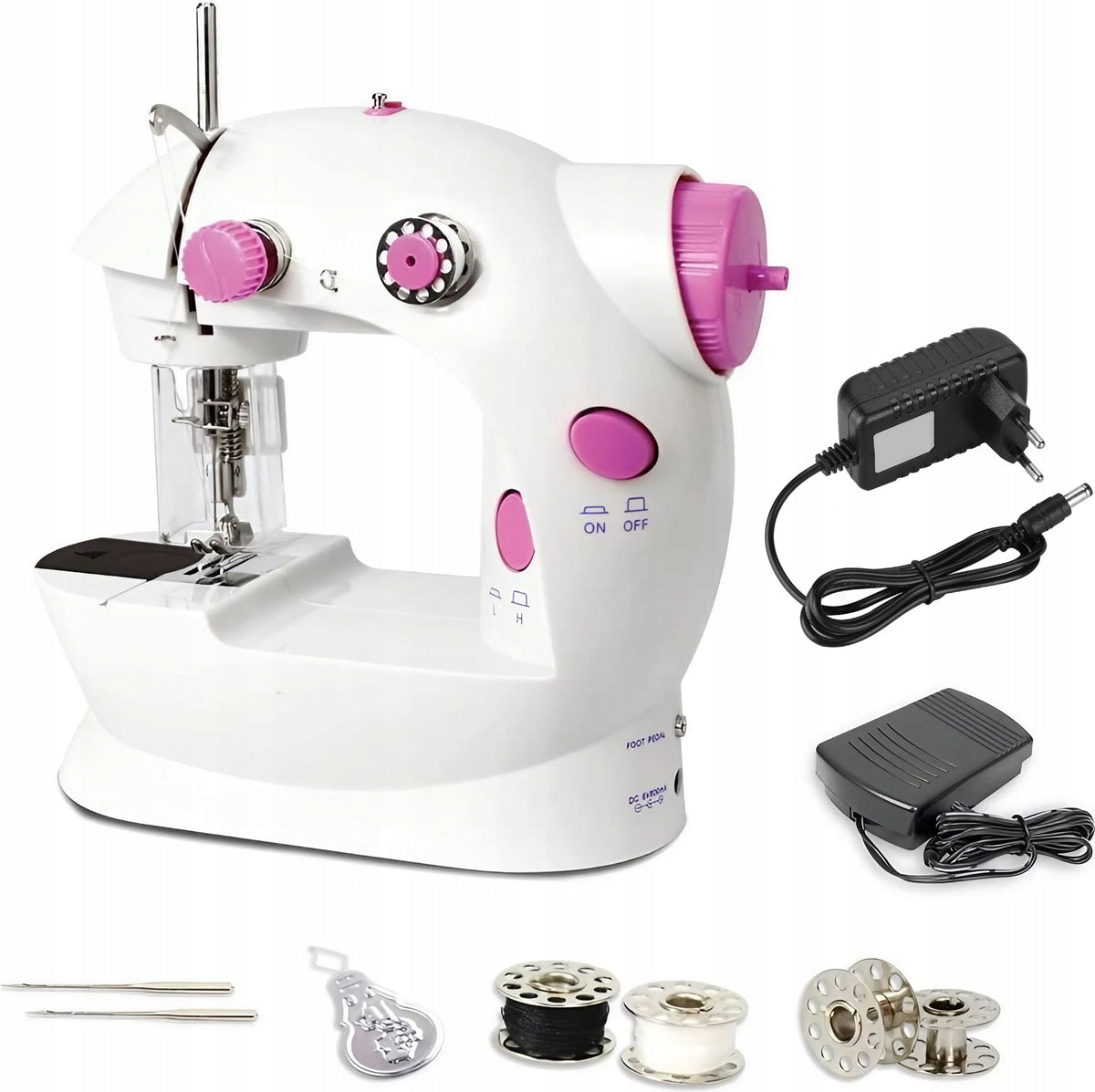 SEWING MACHINE FOR CHILDREN REAL + THREAD NEEDLE COVER AKCESORIA 2026
