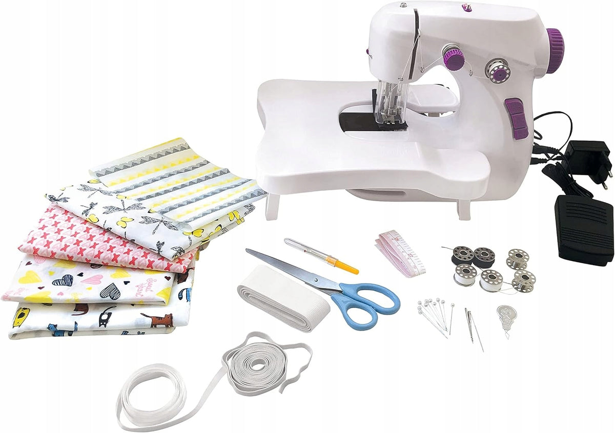 SEWING MACHINE FOR CHILDREN WITH LIGHTING SEWING SET FABRIC PEDAL Brand no brand