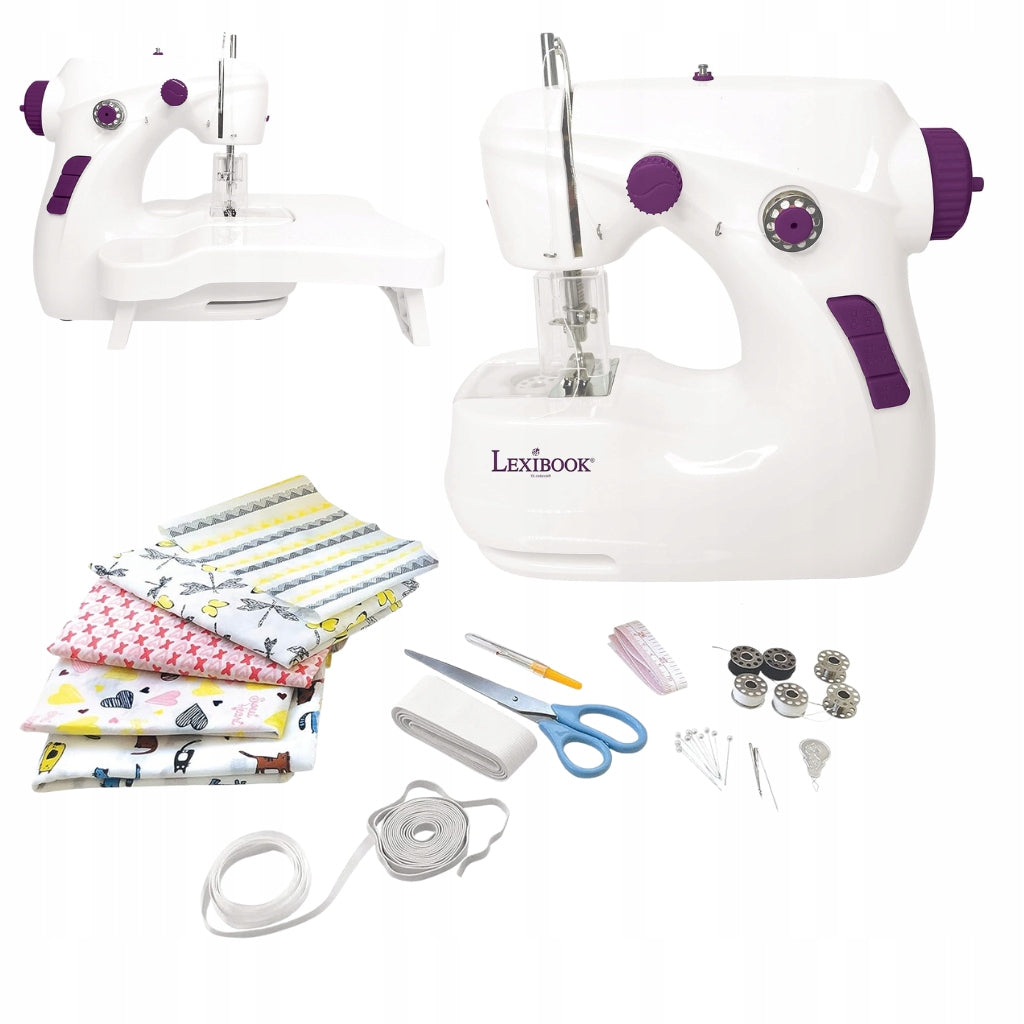 SEWING MACHINE FOR CHILDREN WITH LIGHTING SEWING SET FABRIC PEDAL
