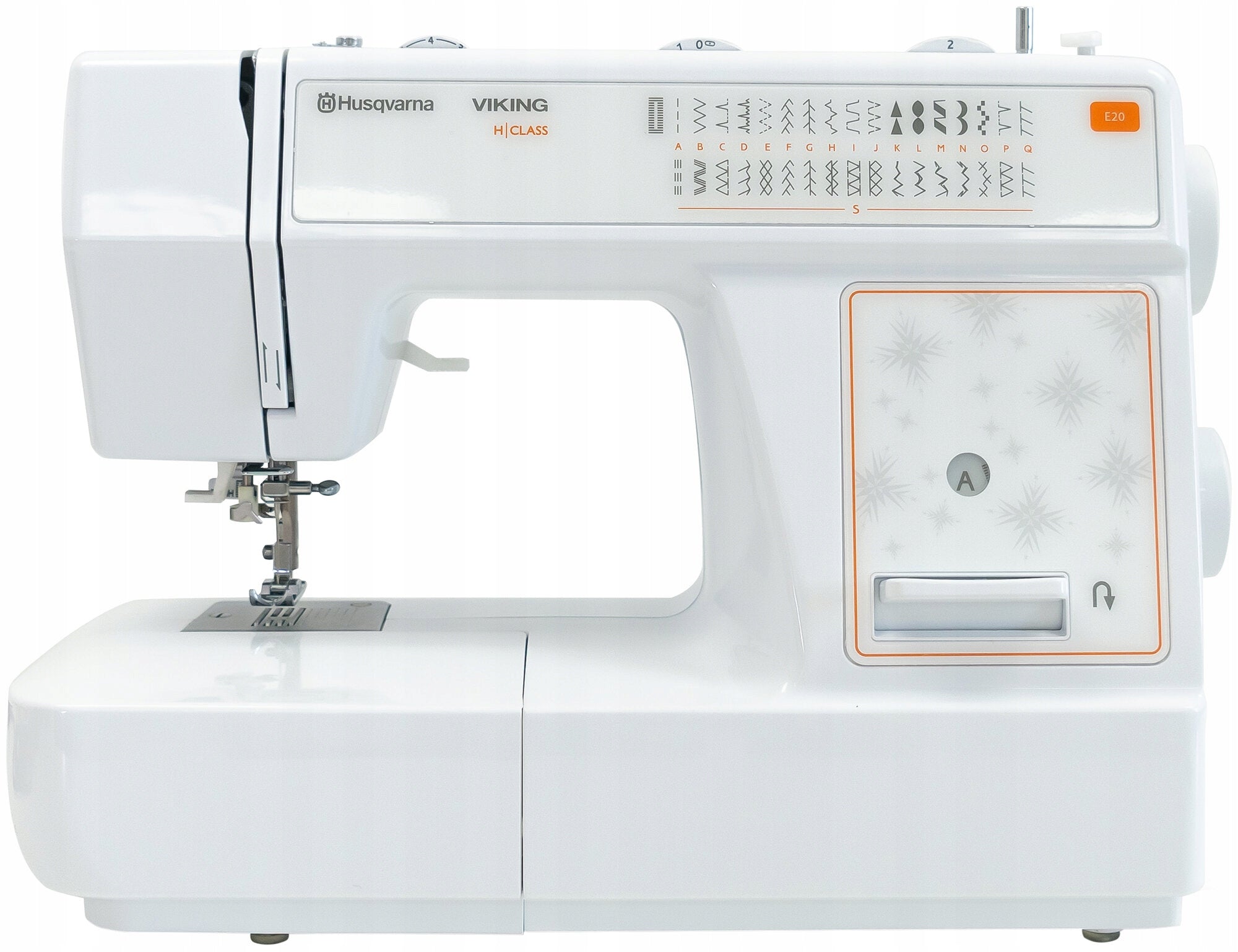 SEWING MACHINE HUSQVARNA VIKING E 20 + EQUIPMENT 32 PROGRAMS Manufacturer code E 20