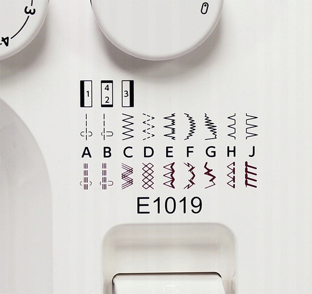 SEWING MACHINE JANOME JUNO E1019 - simple and easy to use + FREEBIE Number of stitches 19
