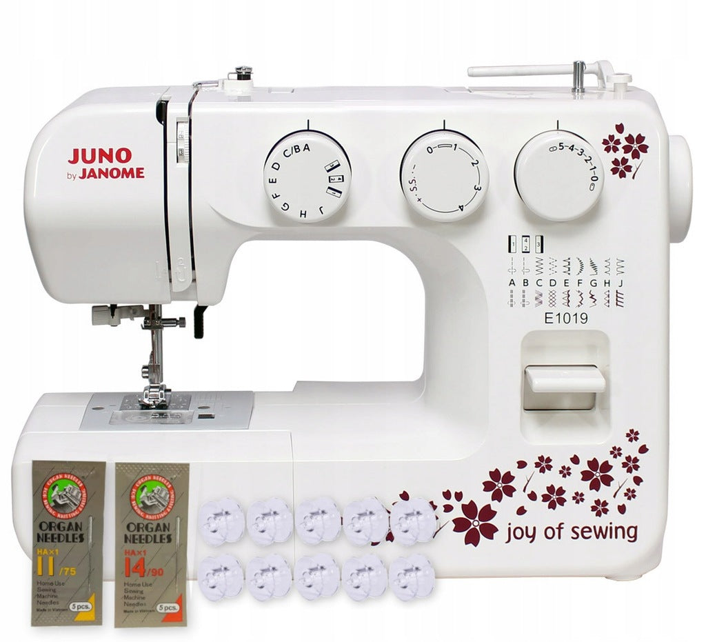 SEWING MACHINE JANOME JUNO E1019 - simple and easy to use + FREEBIE