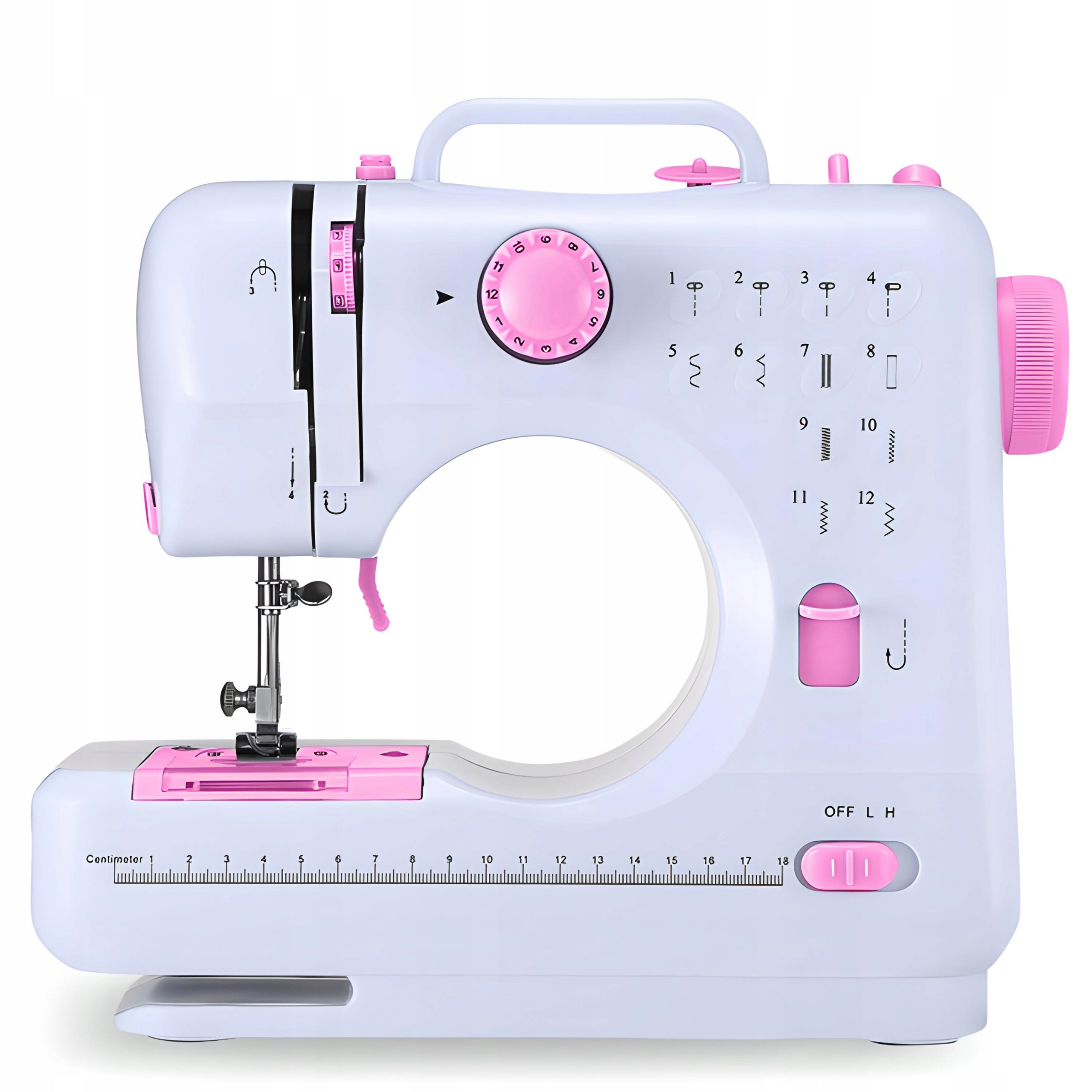 SEWING MACHINE MINI PORTABLE MECHANICAL 12 STITCHES ACCESSORIES + FREEBIES Manufacturer code O762