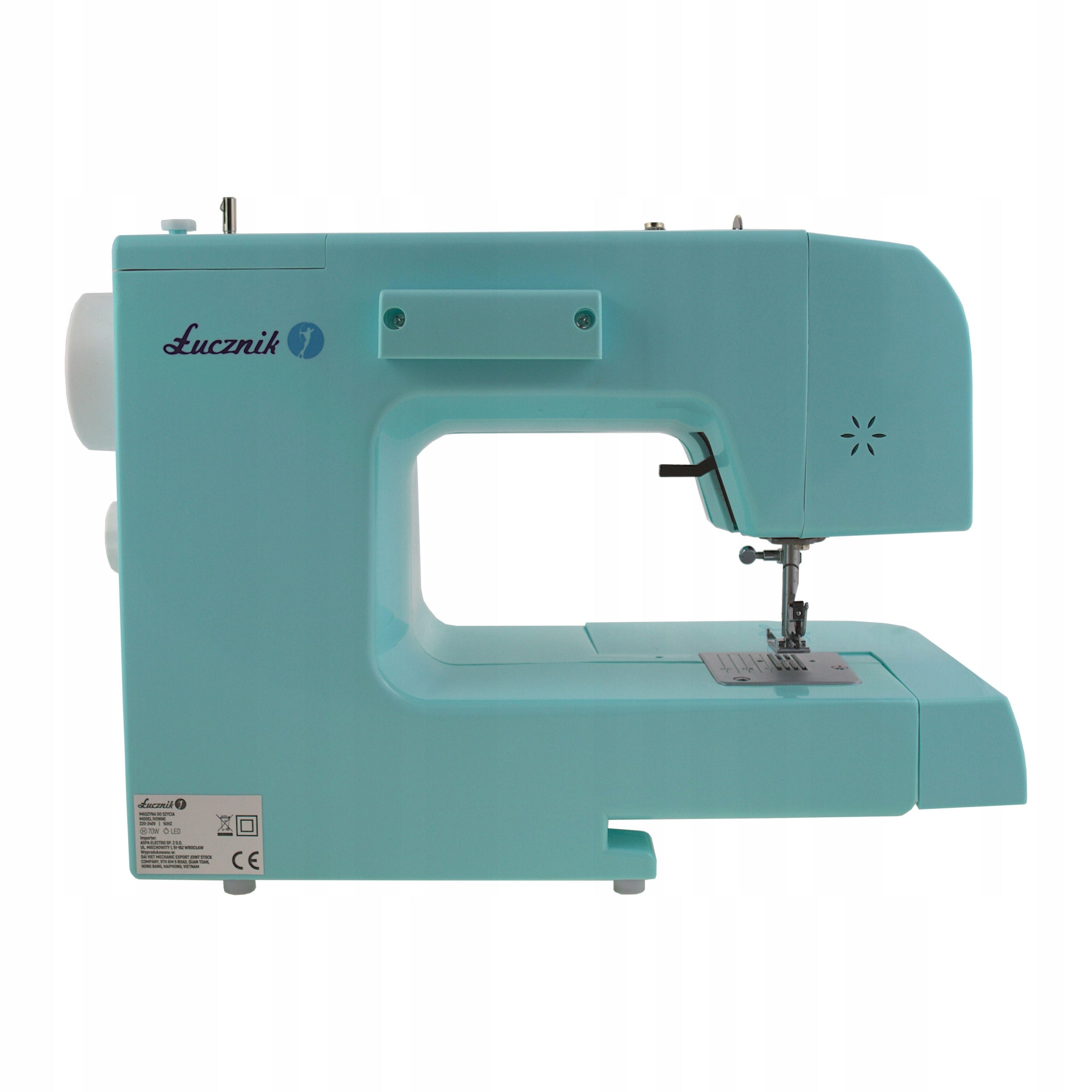 SEWING MACHINE ŁUCZNIK IVONNE 38 THRESHOLDS HOME MECHANICAL Number of stitches 38