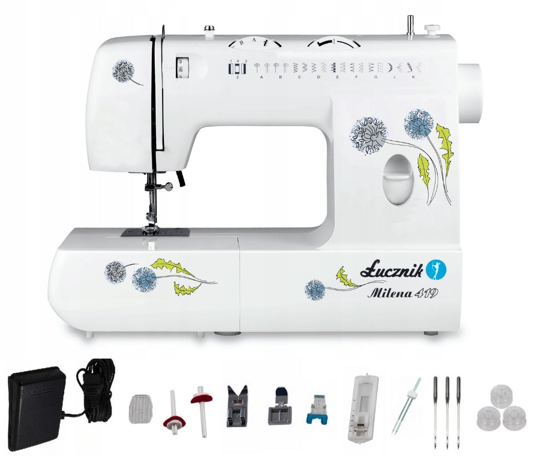 SEWING MACHINE ŁUCZNIK MILENA 419 22 HOME MECHANICAL PROGRAMS