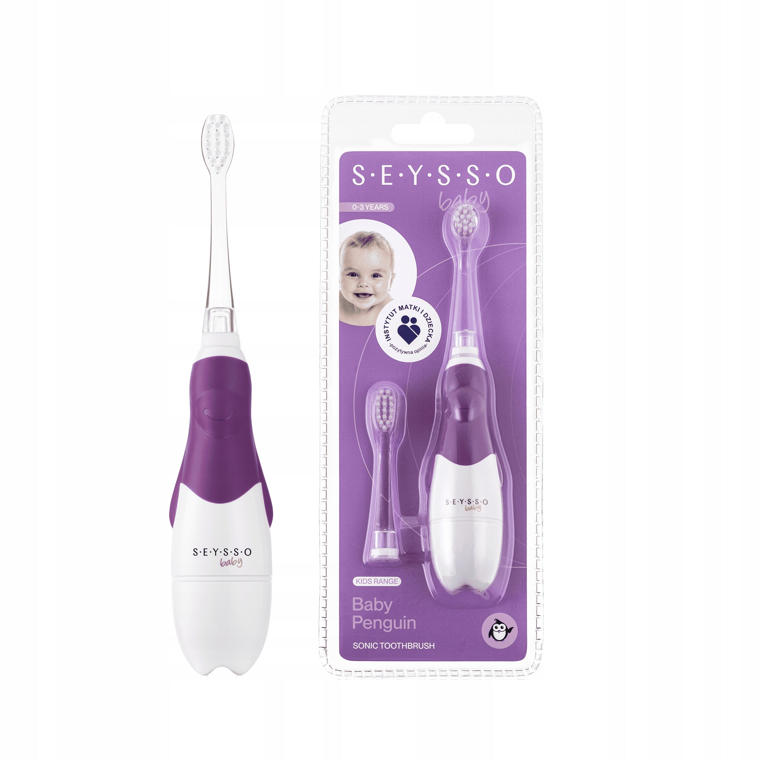 SEYSSO BABY battery-operated sonic toothbrush for children aged 0-3 years