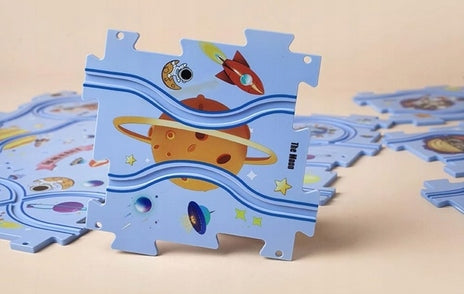 SGILE RailCar puzzle track for vehicles 15 elements educational toy 3+ Manufacturer code RailCar3+