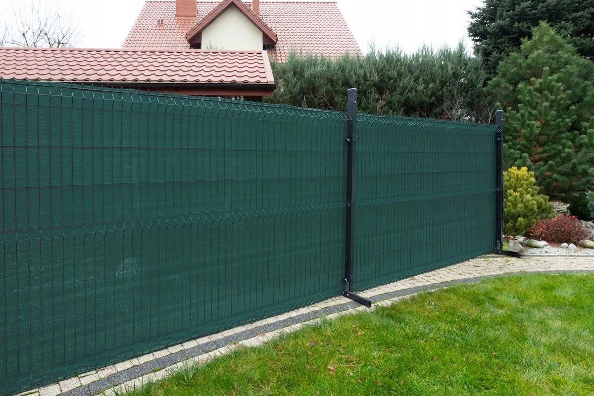 SHADING MESH 90% 1,2x10m FENCE MASKING COVER MAT UV FENCE Manufacturer Siatkicieniujace