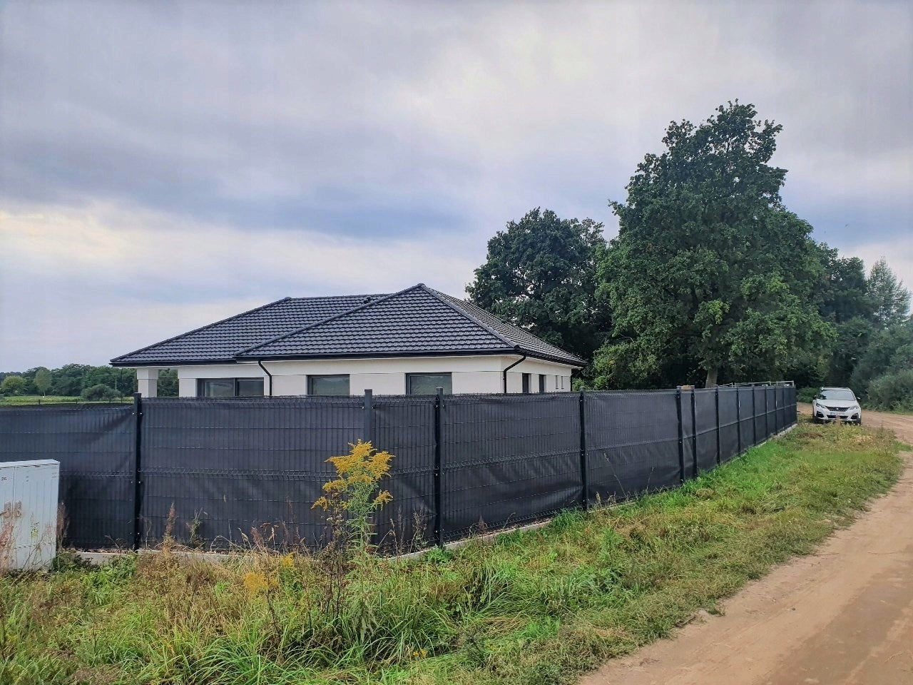SHADING MESH 95% COVER 1,5x25m FENCE MASKING ANTHRACITE FENCE Packaging status original