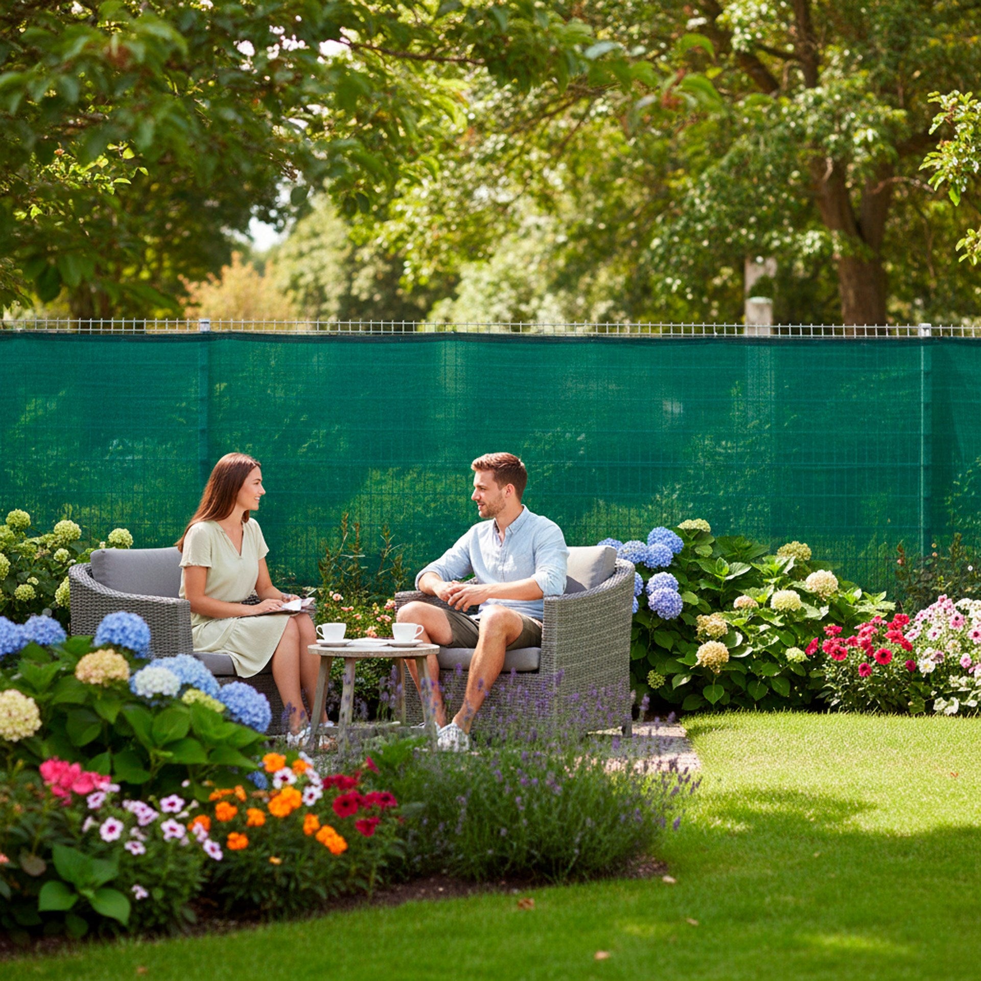 SHADING MESH MASKING 62% ON THE FENCE COVER FENCE 1,5x25m + UV Packaging status original