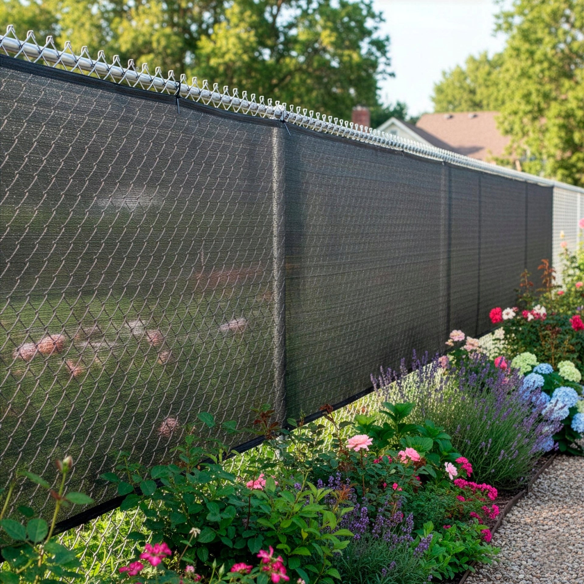 SHADING MESH MASKING COVER 1,5x10m FENCE COVER 90% + UV Packaging status original