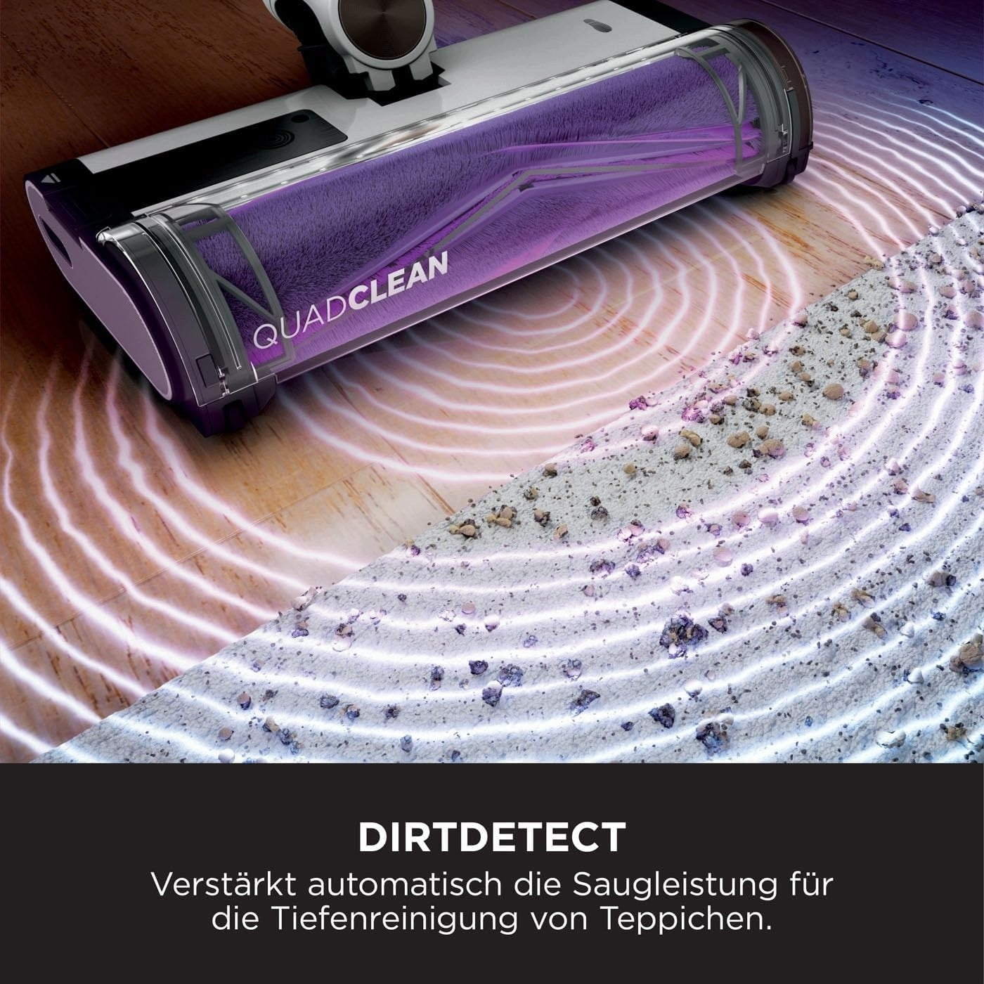 SHARK DETECT CLEAN & EMPTY CORDLESS VACUUM CLEANER, STRONG SUCTION WITH DETECTABLE