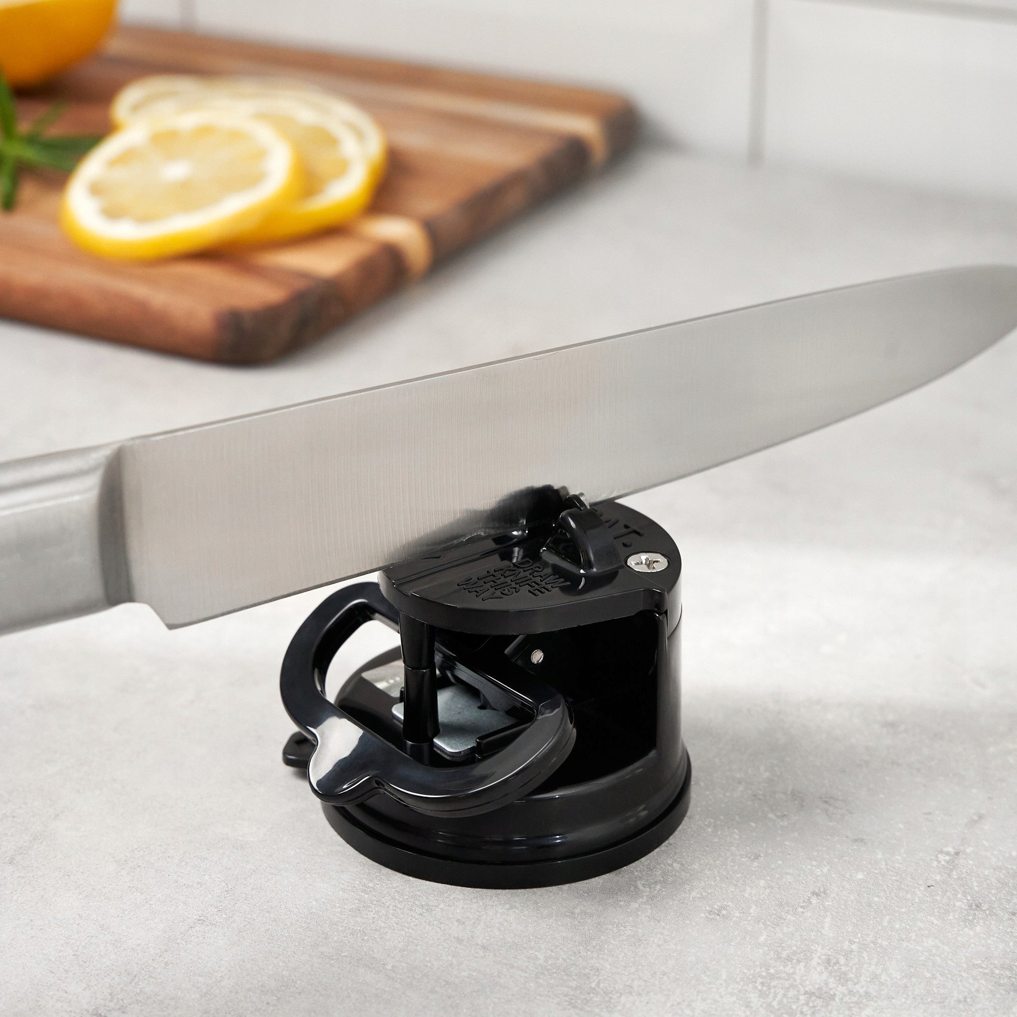 SHARPENER WHETSTONE KITCHEN KNIVES -EASY SAFE -WOLFRAM -ANYSHARP CLASSIC Manufacturer code ASKSBLK
