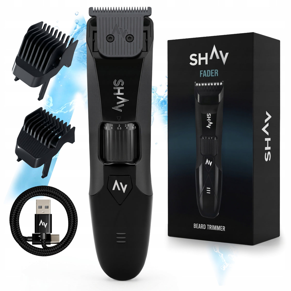 SHAV Fader - Beard Trimmer Hair and Beard Trimmer IPX7