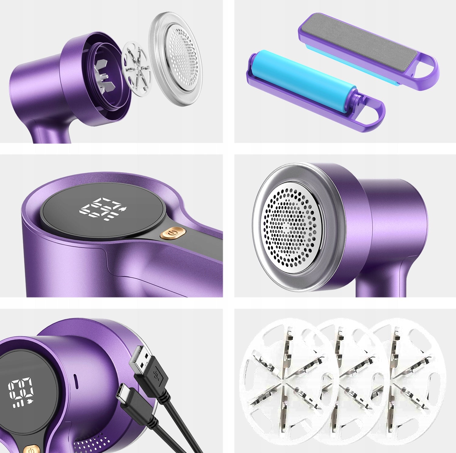 SHAVER CLOTHES Shaving MACHINE ELECTRIC RECHARGEABLE USB -C HIGH POWER Packaging status original