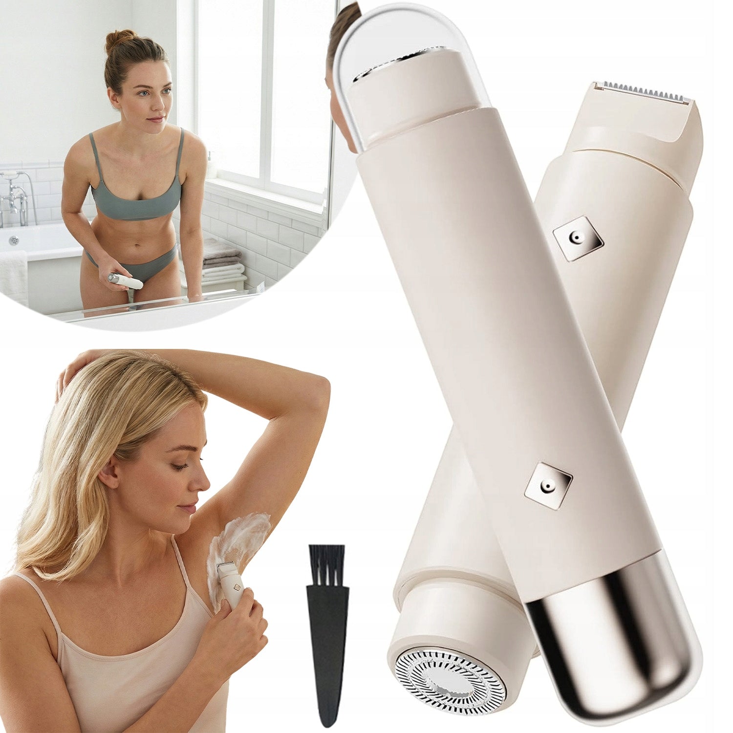 SHAVER ELECTRIC TRIMMER EPILATOR 2IN1 IPX8