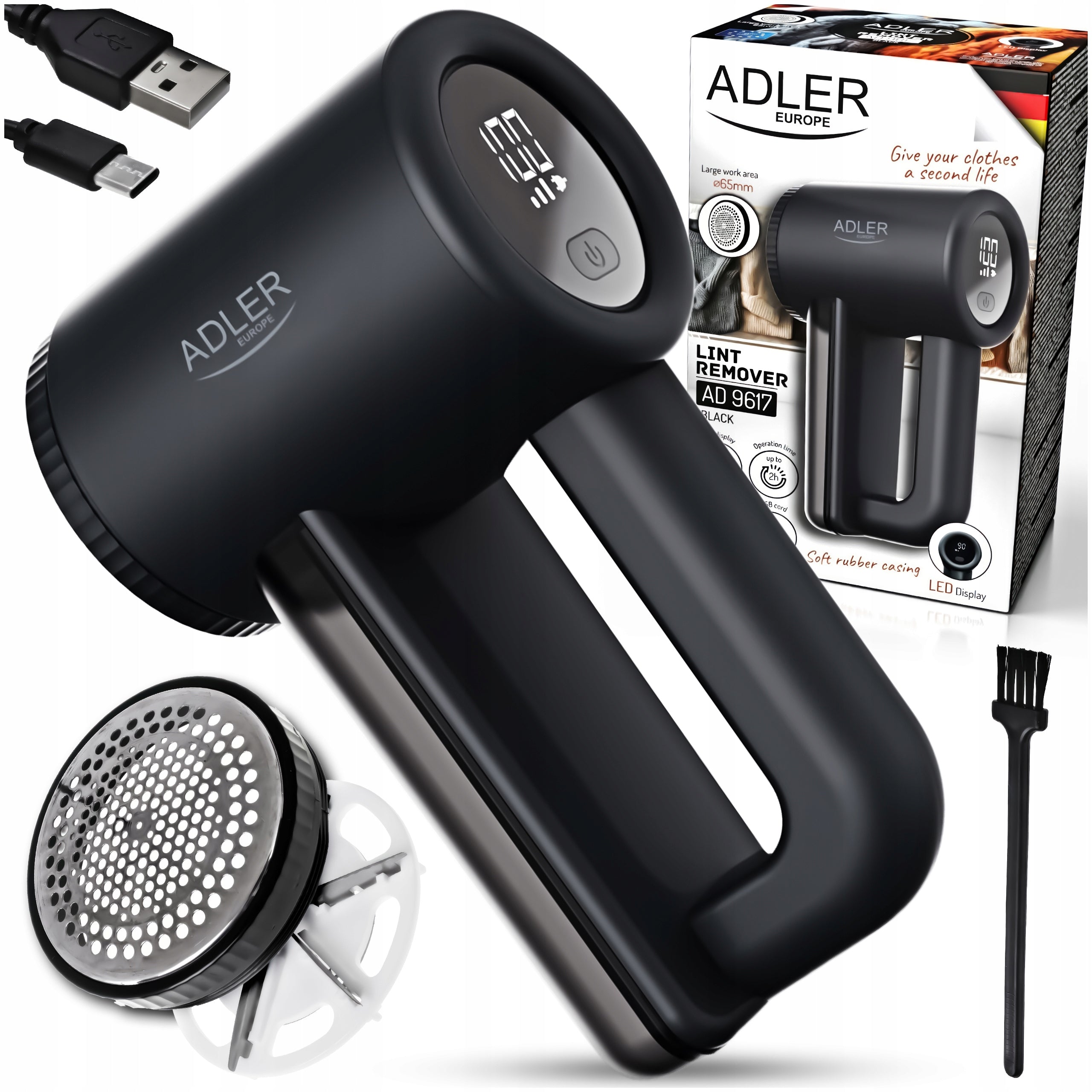 SHAVER FOR CLOTHES SWEATERS ELECTRIC NETWORK PILLING CORDLESS USB-C